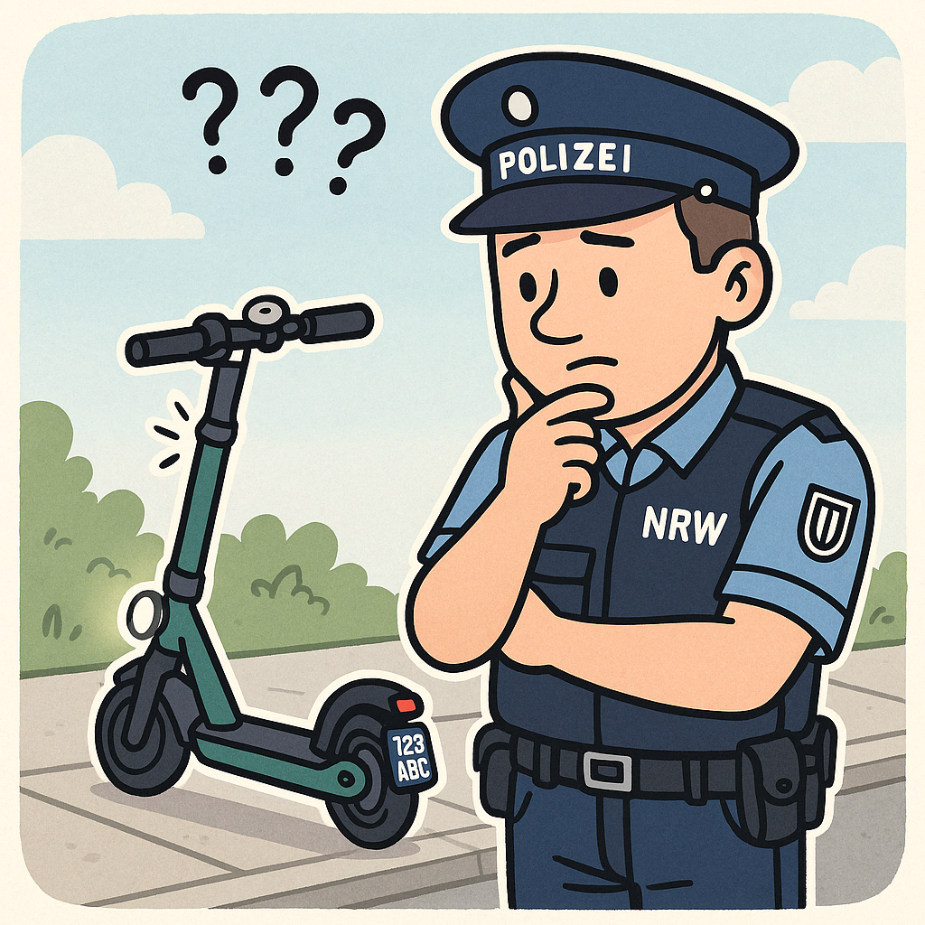 Polizei und E-Scooter