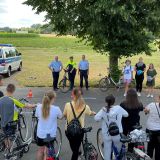 Fahrrad-Sicherheitstraining ukrainische Flüchtlinge