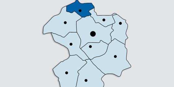 Kreiskarte - Gemeinde Hövelhof