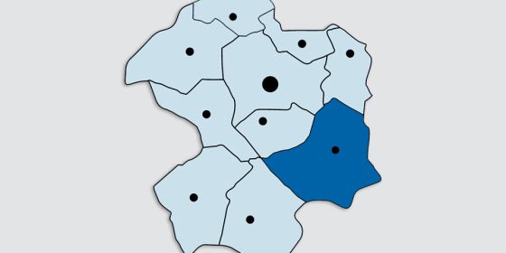 Kreiskarte - Stadt Lichtenau